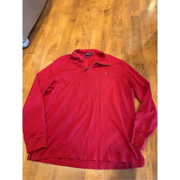 Men’s Polo Ralph Lauren quarter zip sweatshirt size extra large - Picture 1 of 4